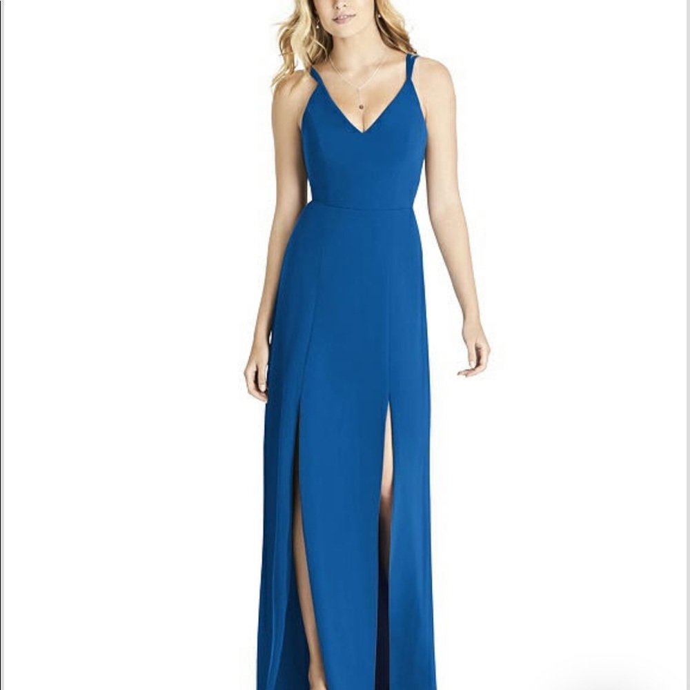 Royal blue bridesmaid dress